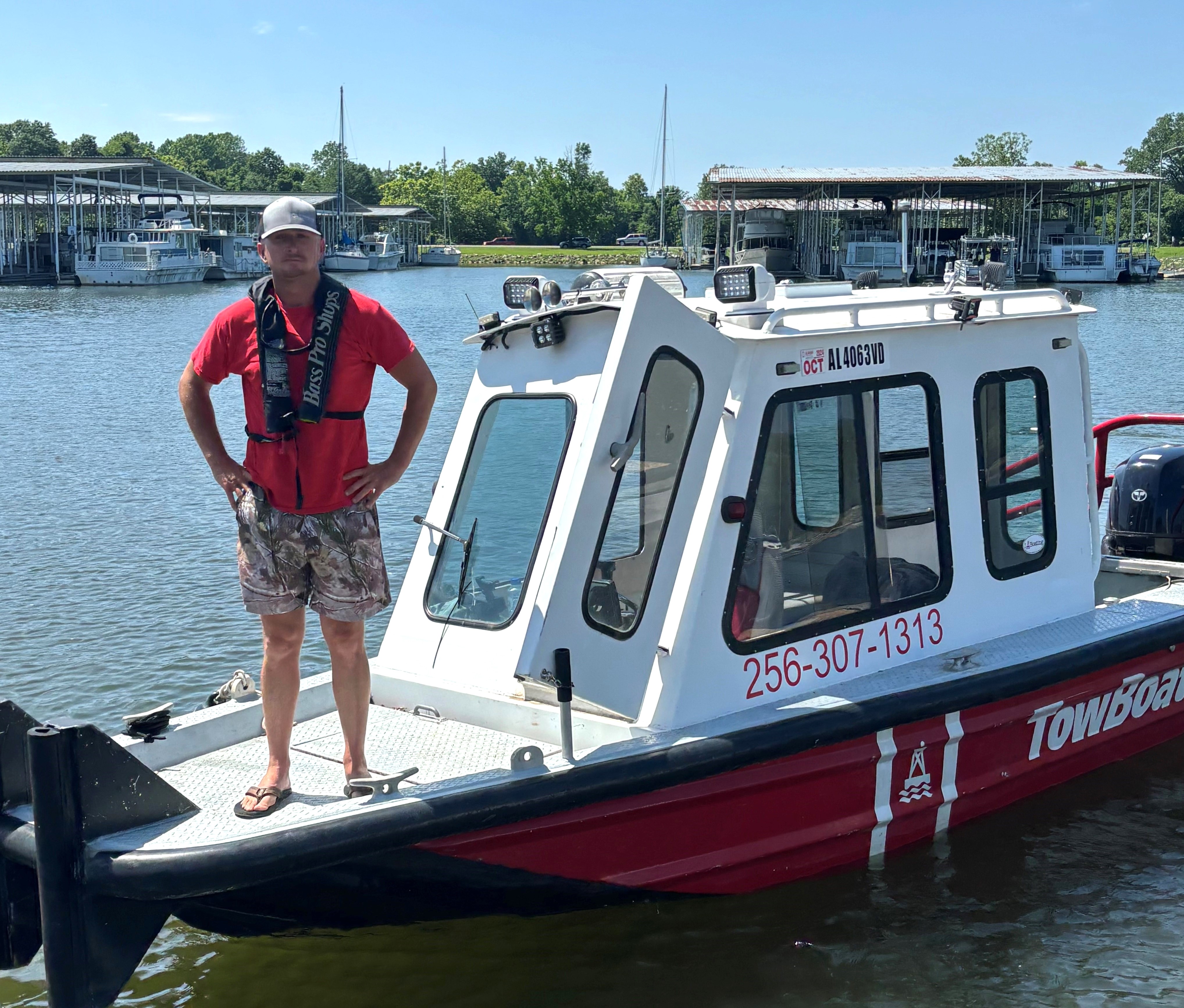 Capt. Daniel Myles Murray of TowBoatUS Wheeler Lake.